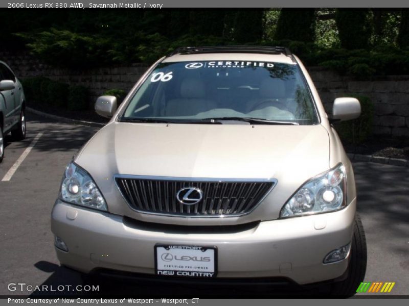 Savannah Metallic / Ivory 2006 Lexus RX 330 AWD