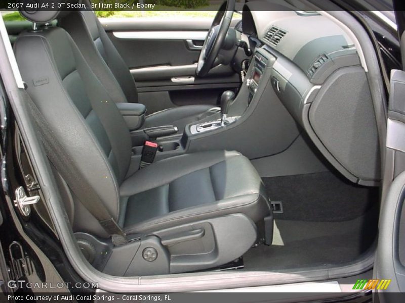 Brilliant Black / Ebony 2007 Audi A4 2.0T Sedan