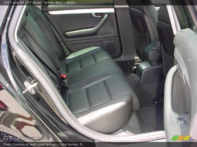Brilliant Black / Ebony 2007 Audi A4 2.0T Sedan