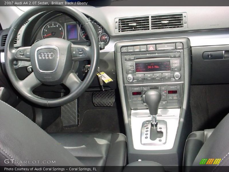 Brilliant Black / Ebony 2007 Audi A4 2.0T Sedan