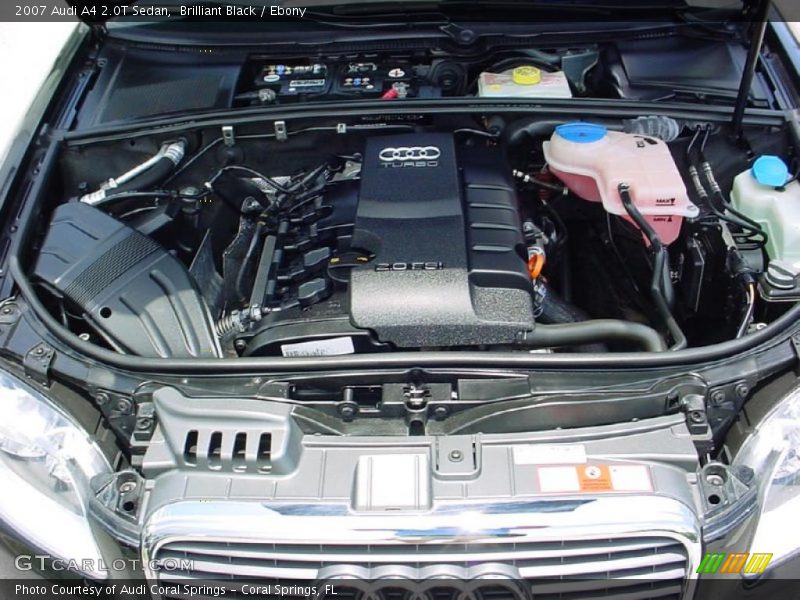 Brilliant Black / Ebony 2007 Audi A4 2.0T Sedan