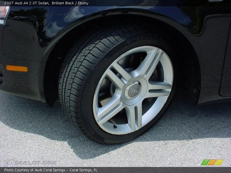 Brilliant Black / Ebony 2007 Audi A4 2.0T Sedan