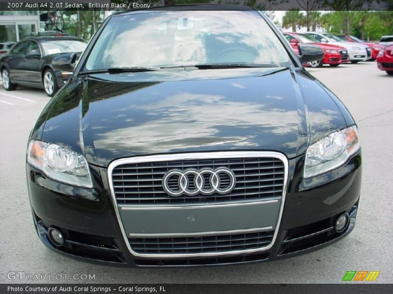 Brilliant Black / Ebony 2007 Audi A4 2.0T Sedan