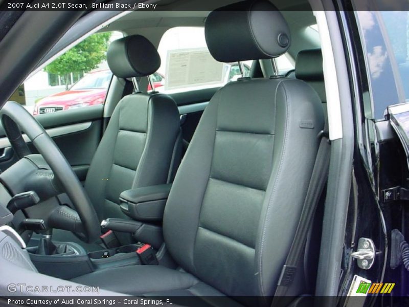 Brilliant Black / Ebony 2007 Audi A4 2.0T Sedan