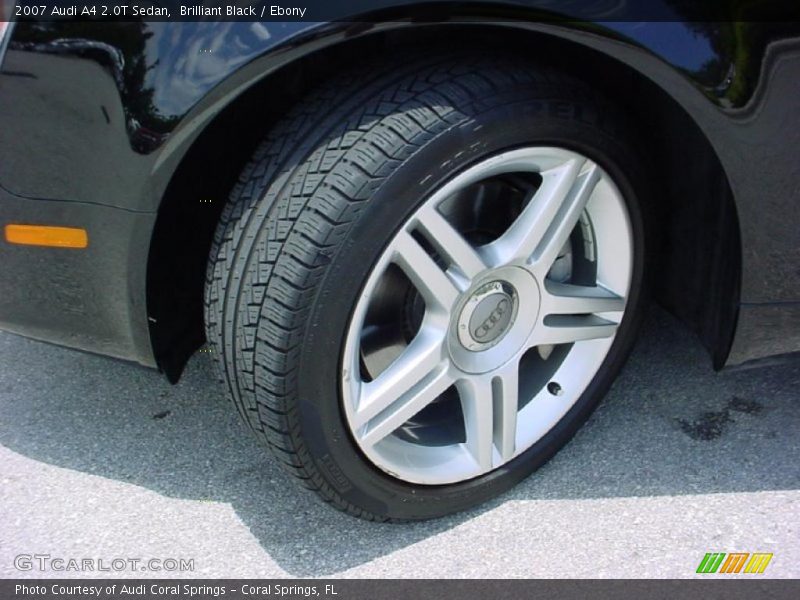 Brilliant Black / Ebony 2007 Audi A4 2.0T Sedan