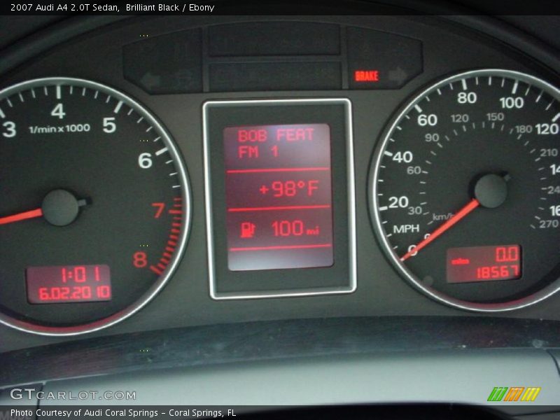 Brilliant Black / Ebony 2007 Audi A4 2.0T Sedan