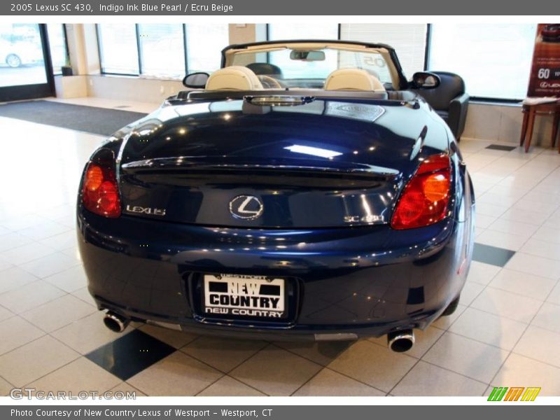 Indigo Ink Blue Pearl / Ecru Beige 2005 Lexus SC 430