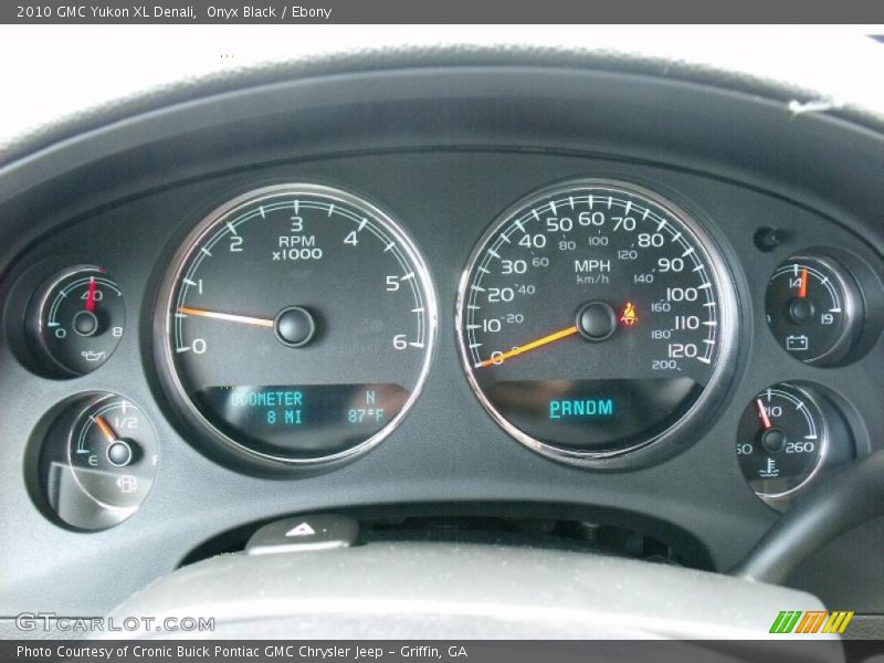 Onyx Black / Ebony 2010 GMC Yukon XL Denali