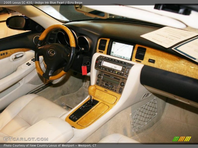Indigo Ink Blue Pearl / Ecru Beige 2005 Lexus SC 430