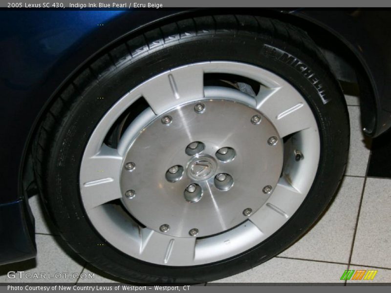 Indigo Ink Blue Pearl / Ecru Beige 2005 Lexus SC 430