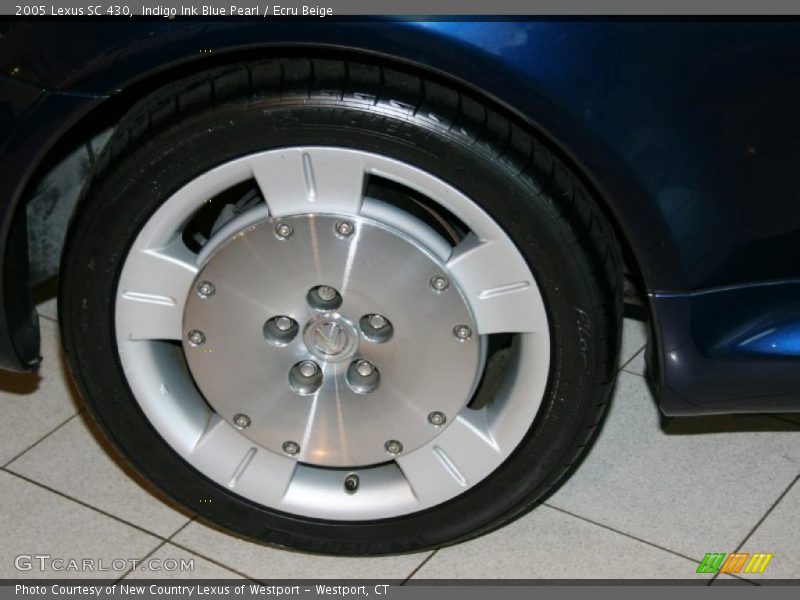 Indigo Ink Blue Pearl / Ecru Beige 2005 Lexus SC 430