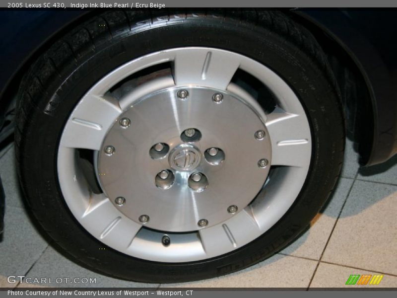 Indigo Ink Blue Pearl / Ecru Beige 2005 Lexus SC 430