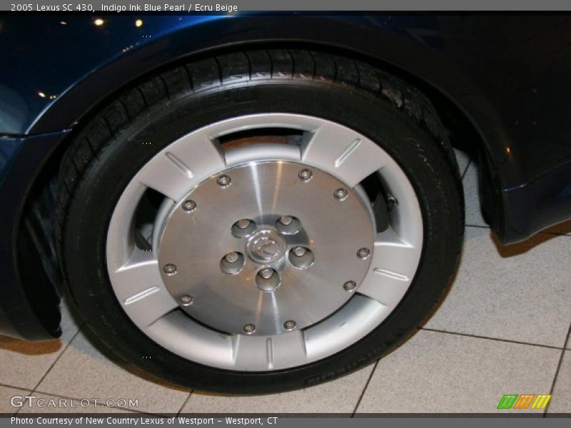 Indigo Ink Blue Pearl / Ecru Beige 2005 Lexus SC 430