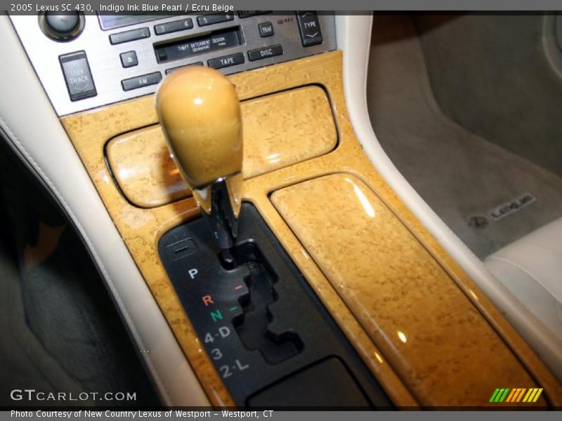 Indigo Ink Blue Pearl / Ecru Beige 2005 Lexus SC 430