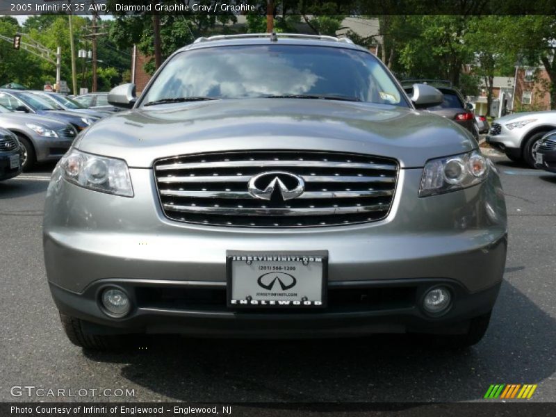 Diamond Graphite Gray / Graphite 2005 Infiniti FX 35 AWD