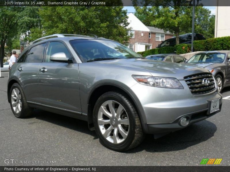 Diamond Graphite Gray / Graphite 2005 Infiniti FX 35 AWD