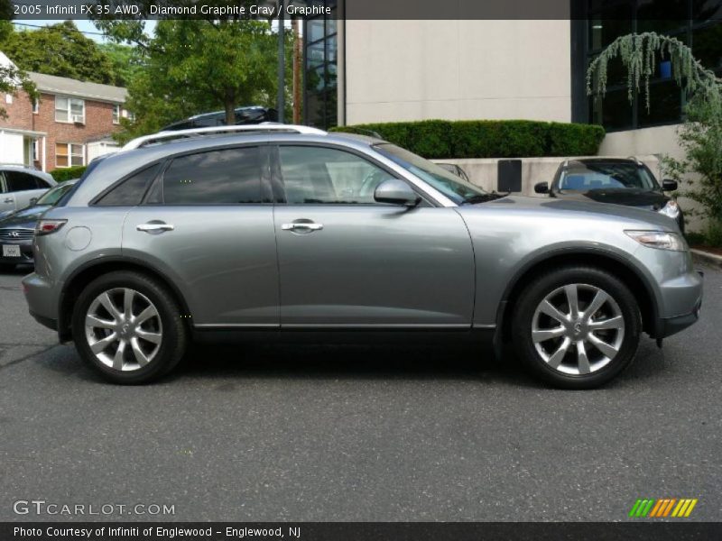 Diamond Graphite Gray / Graphite 2005 Infiniti FX 35 AWD