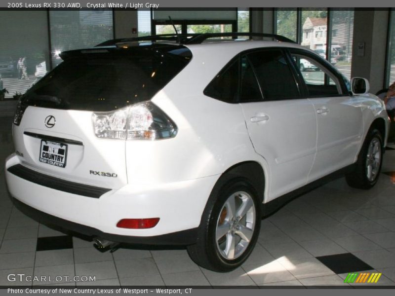 Crystal White / Light Gray 2005 Lexus RX 330 AWD