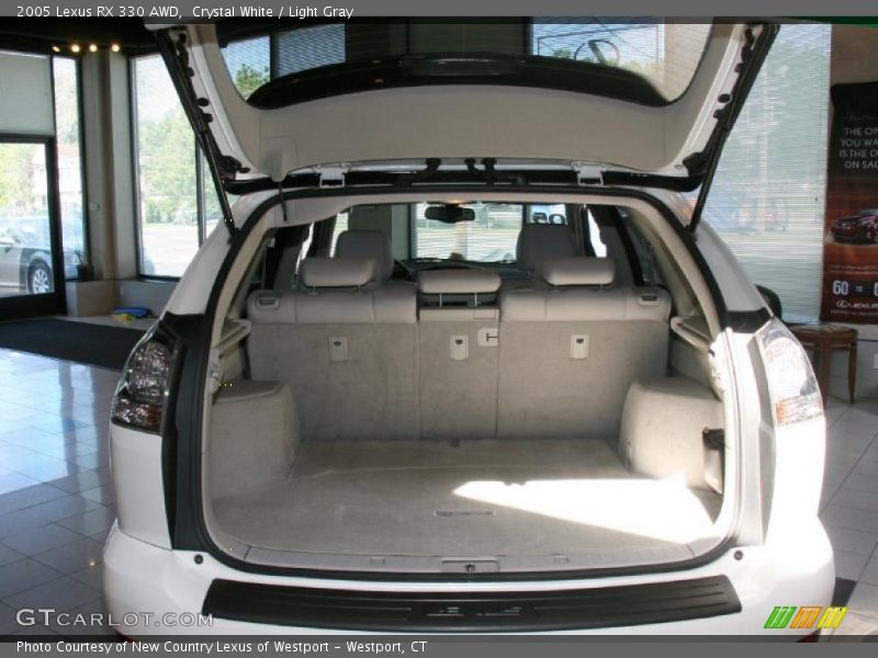 Crystal White / Light Gray 2005 Lexus RX 330 AWD