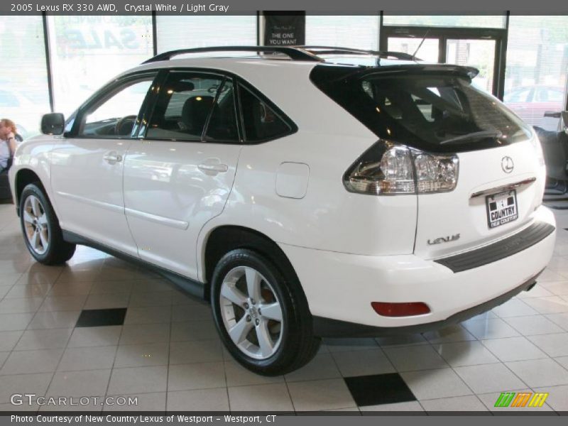 Crystal White / Light Gray 2005 Lexus RX 330 AWD