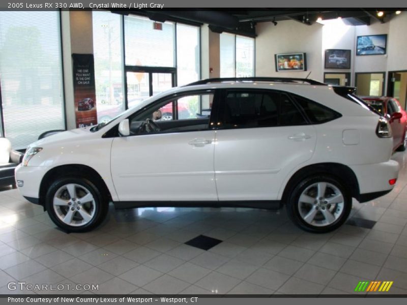 Crystal White / Light Gray 2005 Lexus RX 330 AWD
