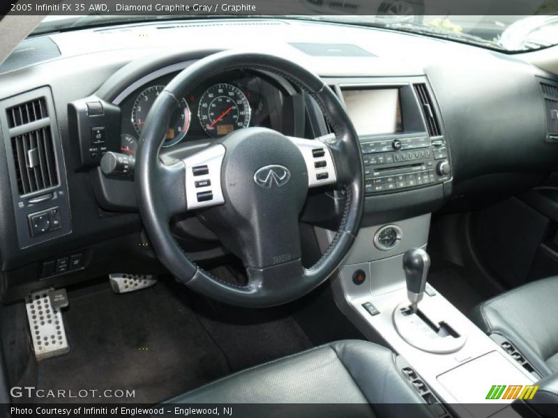 Diamond Graphite Gray / Graphite 2005 Infiniti FX 35 AWD