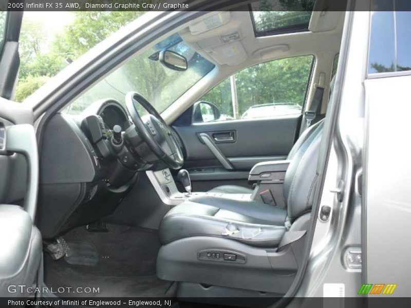 Diamond Graphite Gray / Graphite 2005 Infiniti FX 35 AWD