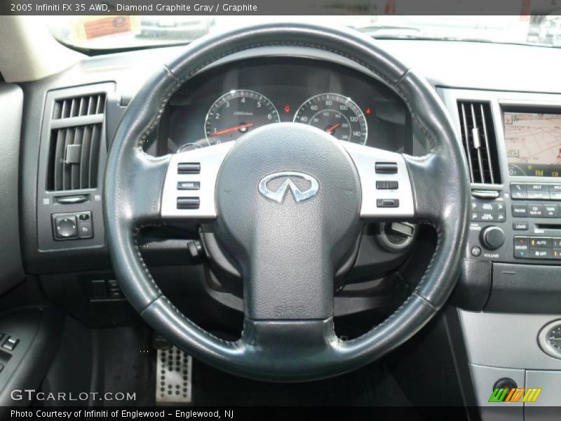 Diamond Graphite Gray / Graphite 2005 Infiniti FX 35 AWD