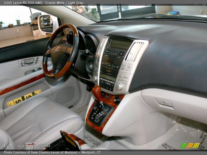 Crystal White / Light Gray 2005 Lexus RX 330 AWD