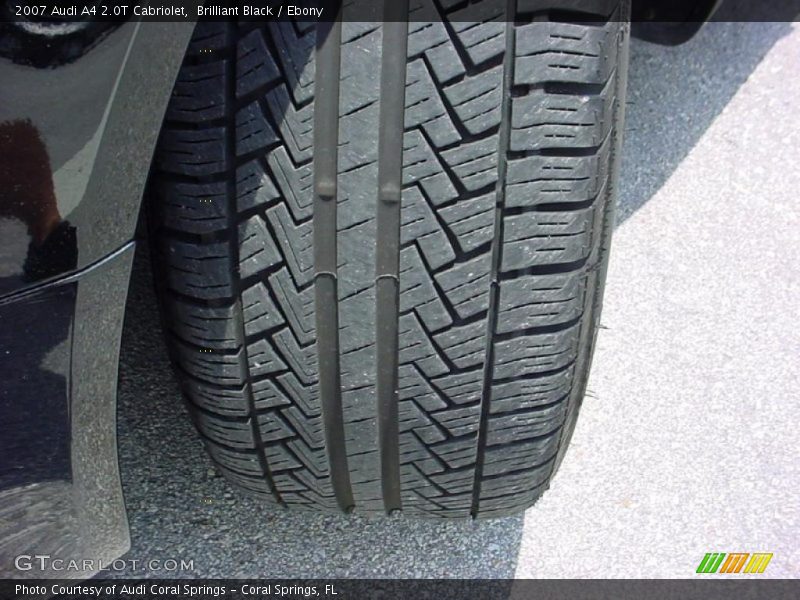 Brilliant Black / Ebony 2007 Audi A4 2.0T Cabriolet