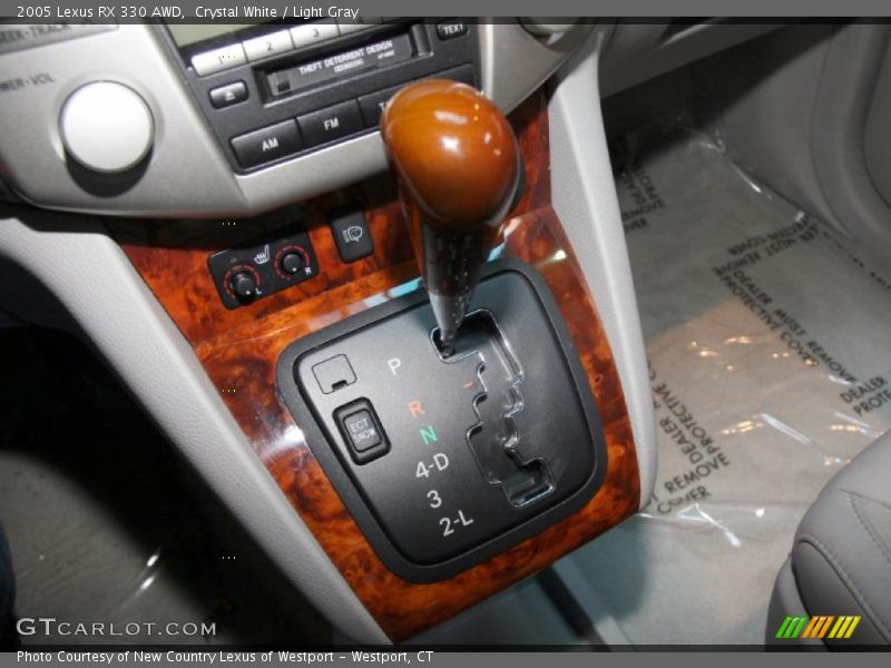 Crystal White / Light Gray 2005 Lexus RX 330 AWD