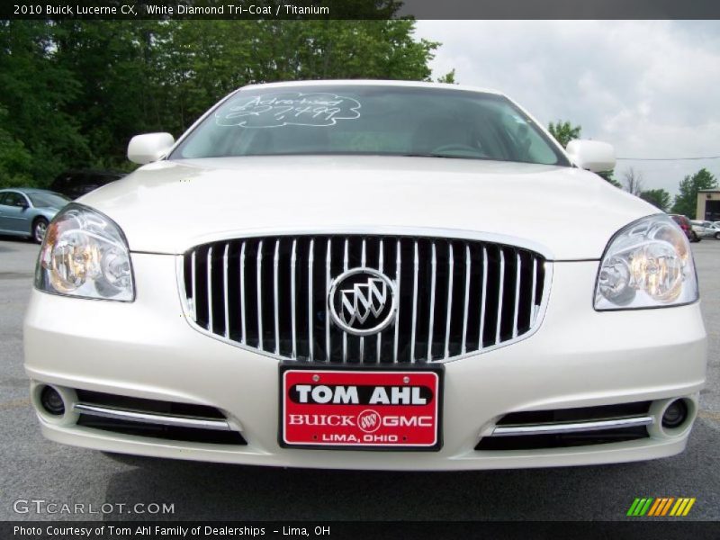 White Diamond Tri-Coat / Titanium 2010 Buick Lucerne CX