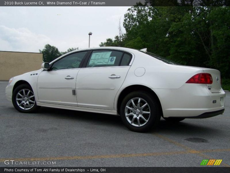 White Diamond Tri-Coat / Titanium 2010 Buick Lucerne CX