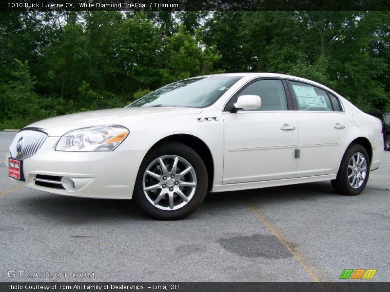 White Diamond Tri-Coat / Titanium 2010 Buick Lucerne CX