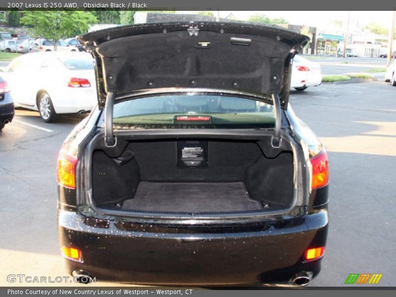 Obsidian Black / Black 2007 Lexus IS 250 AWD
