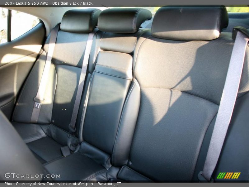 Obsidian Black / Black 2007 Lexus IS 250 AWD