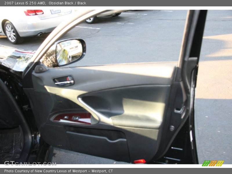 Obsidian Black / Black 2007 Lexus IS 250 AWD