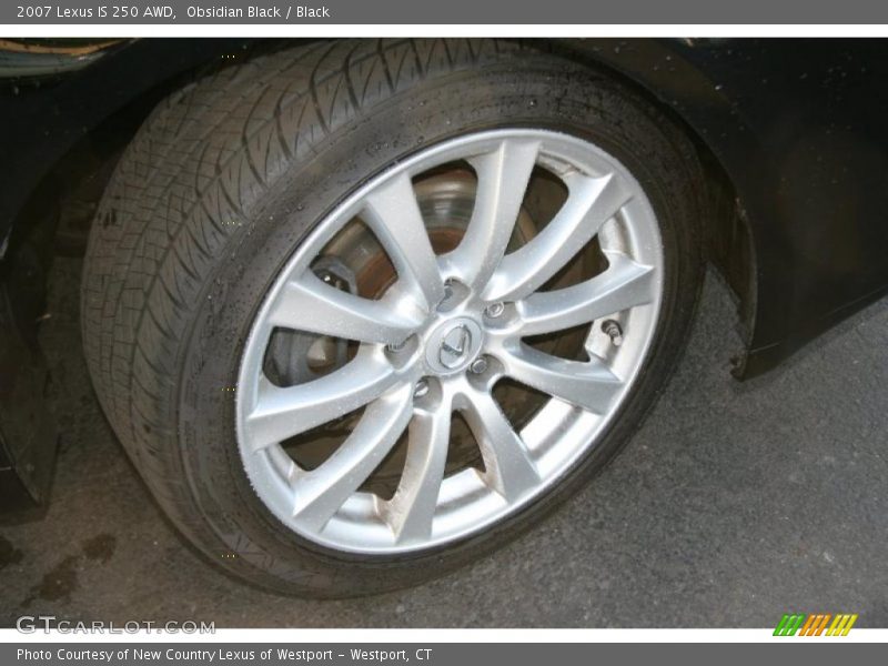 Obsidian Black / Black 2007 Lexus IS 250 AWD
