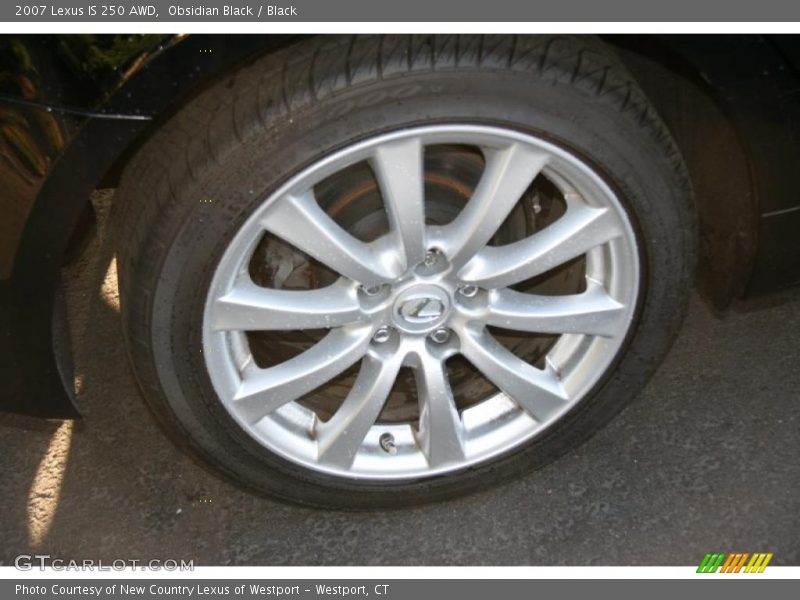 Obsidian Black / Black 2007 Lexus IS 250 AWD