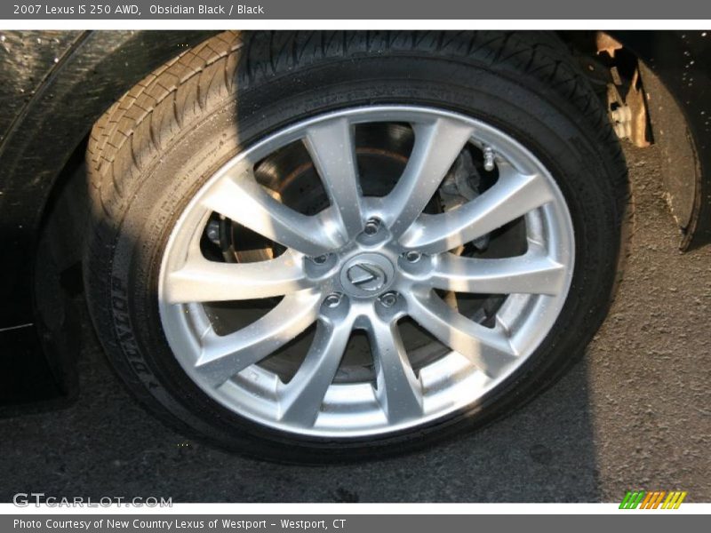 Obsidian Black / Black 2007 Lexus IS 250 AWD