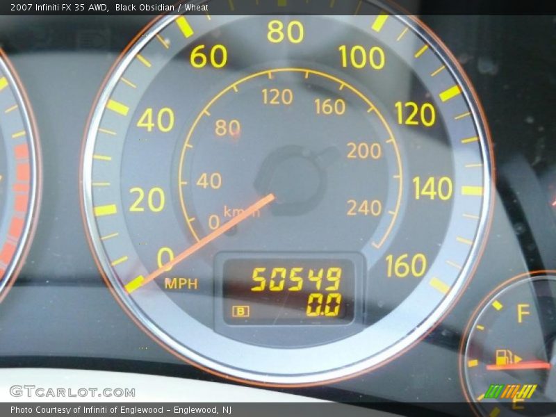 Black Obsidian / Wheat 2007 Infiniti FX 35 AWD