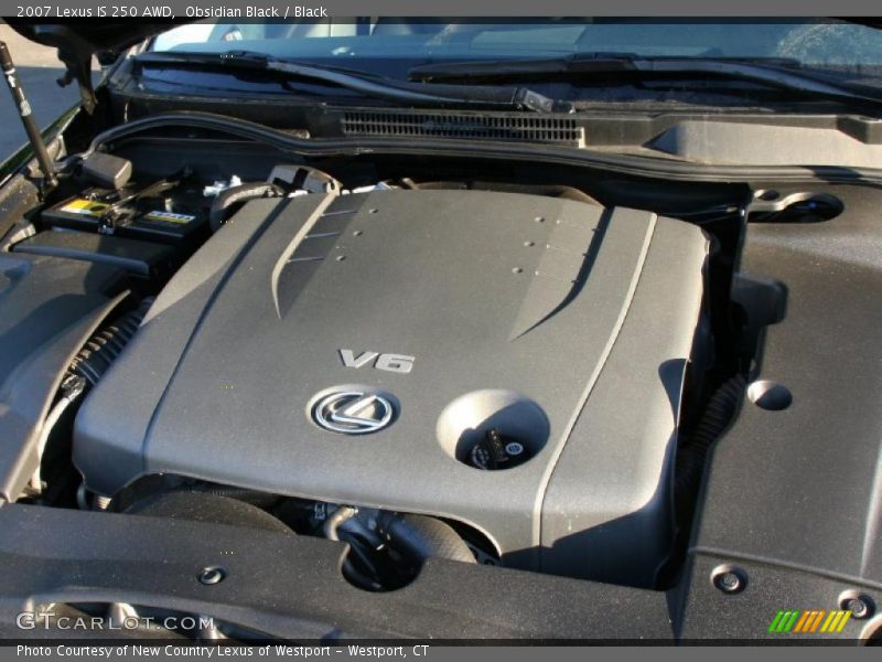 Obsidian Black / Black 2007 Lexus IS 250 AWD