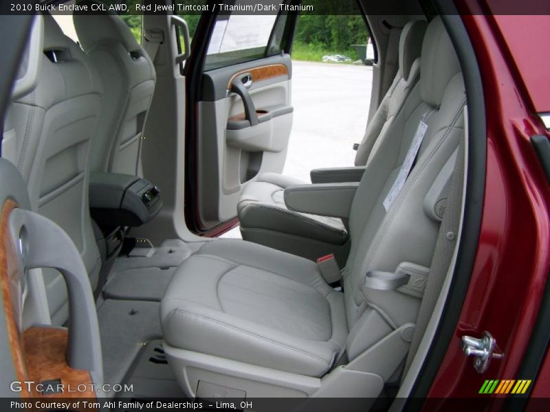 Red Jewel Tintcoat / Titanium/Dark Titanium 2010 Buick Enclave CXL AWD