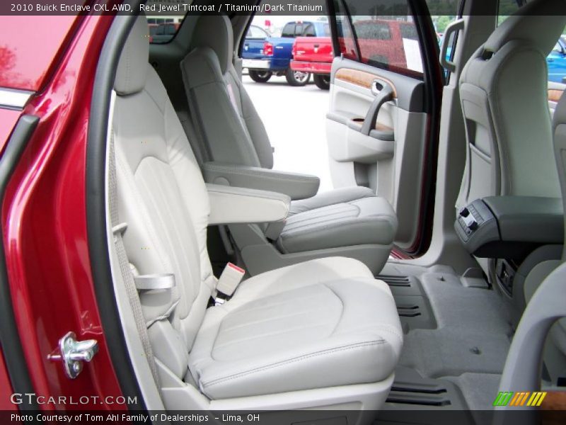Red Jewel Tintcoat / Titanium/Dark Titanium 2010 Buick Enclave CXL AWD