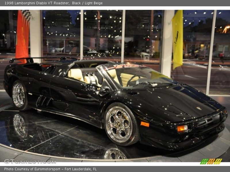 Black / Light Beige 1998 Lamborghini Diablo VT Roadster