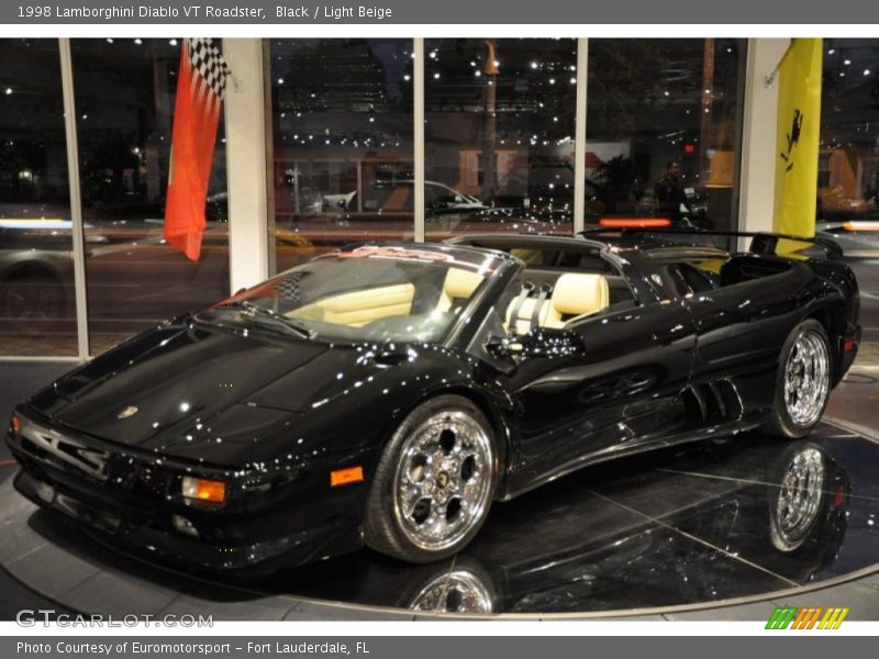 Black / Light Beige 1998 Lamborghini Diablo VT Roadster