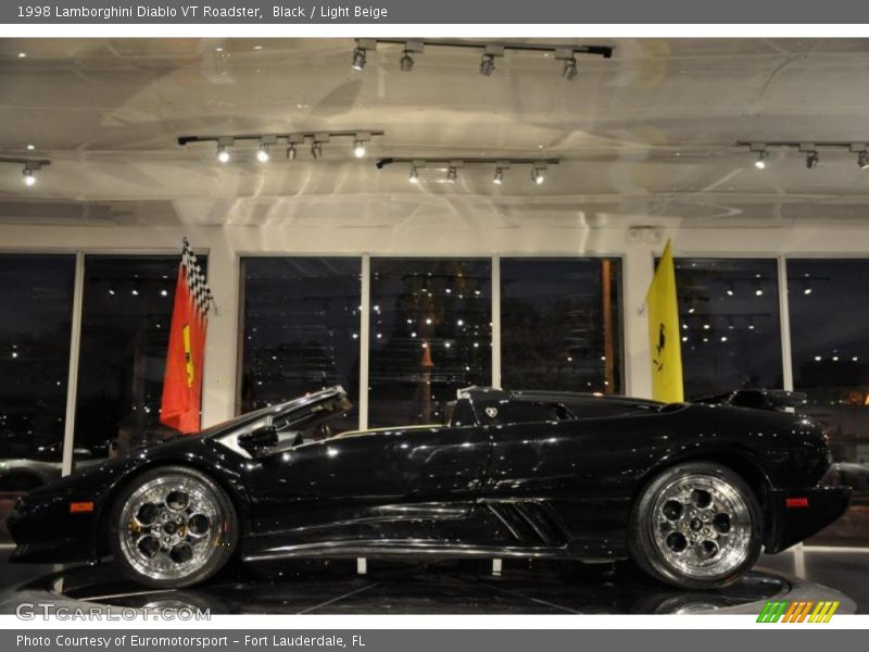 Black / Light Beige 1998 Lamborghini Diablo VT Roadster