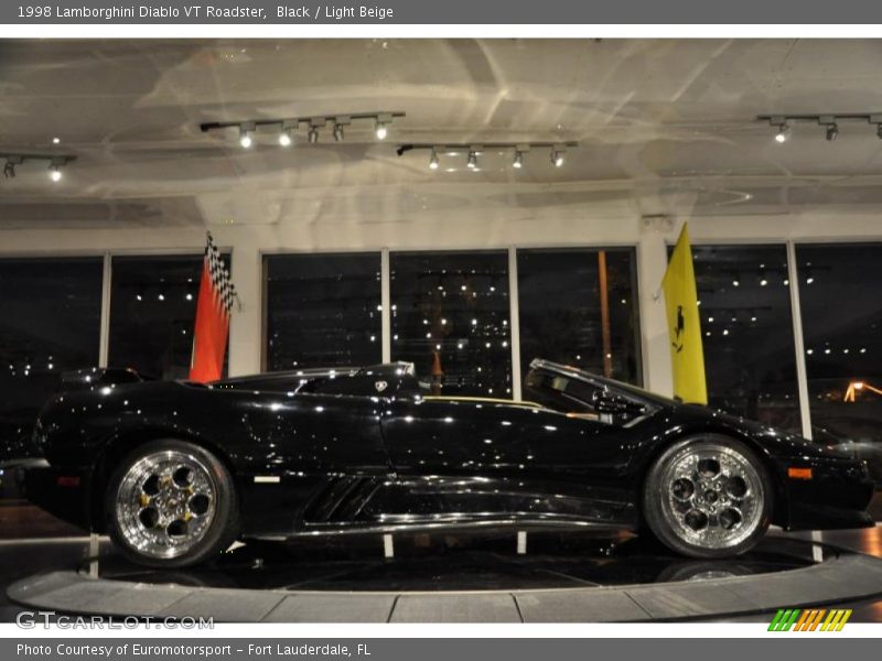 Black / Light Beige 1998 Lamborghini Diablo VT Roadster