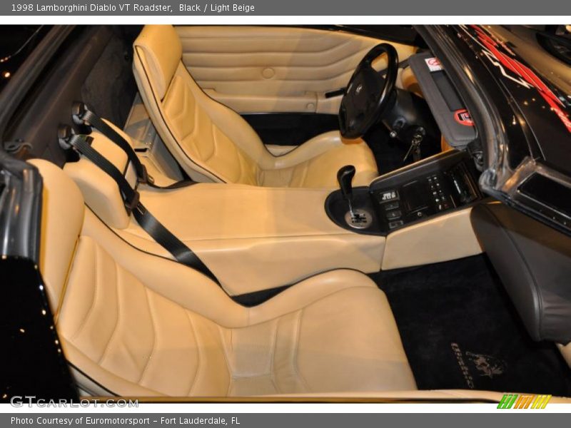 Black / Light Beige 1998 Lamborghini Diablo VT Roadster
