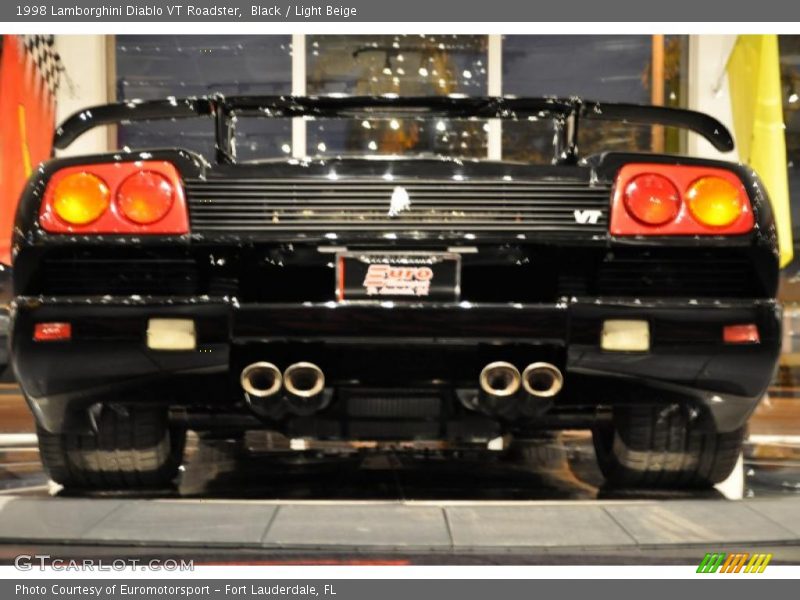 Black / Light Beige 1998 Lamborghini Diablo VT Roadster